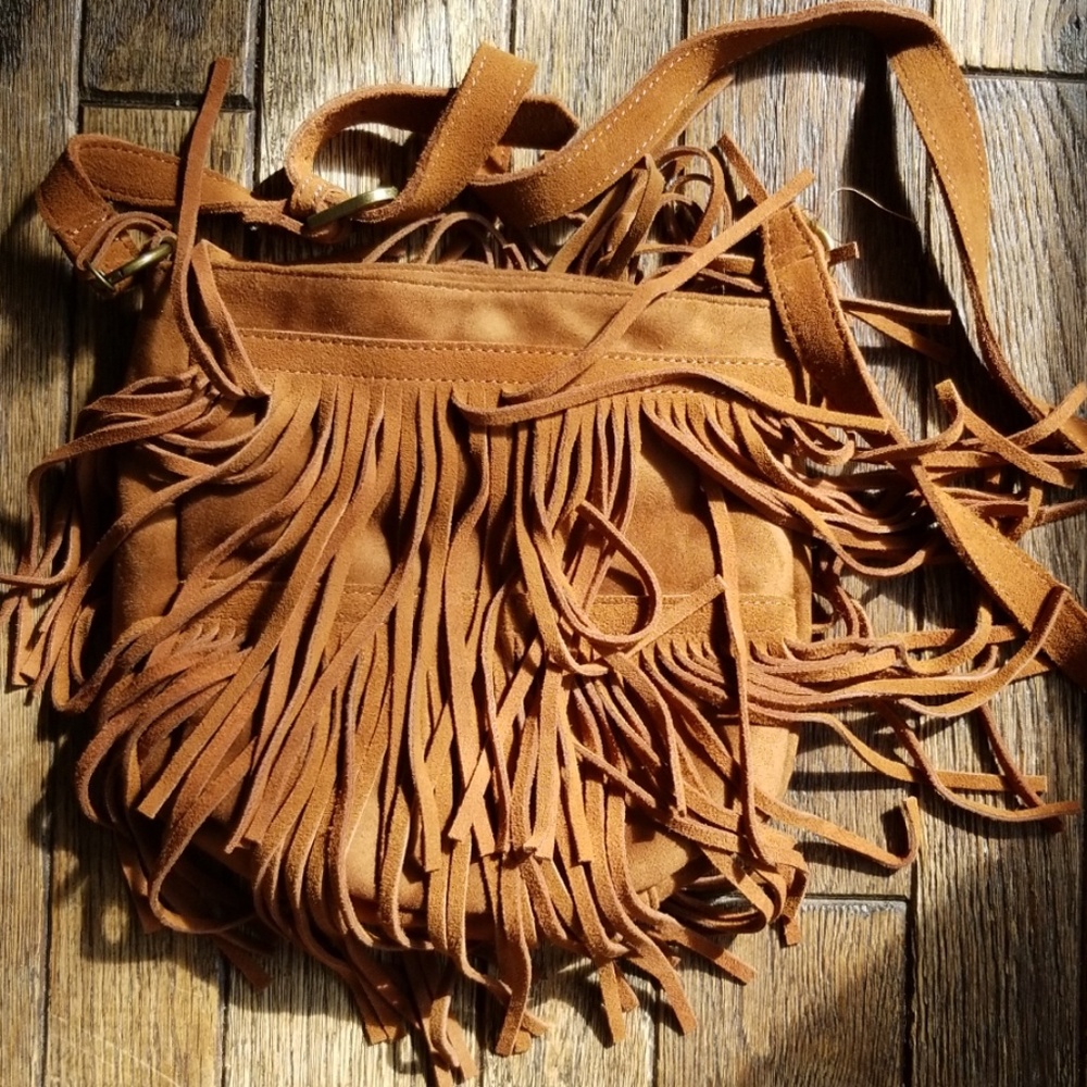 Mossimo fringe crossbody bag